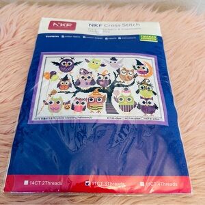NKF Cross Stitch Kit with Owl Design